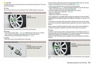 Skoda-Rapid-owners-manual page 165 min