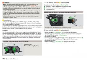 Skoda-Rapid-handleiding page 186 min