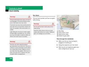 Mercedes-Benz-SL-R230-owners-manual page 187 min