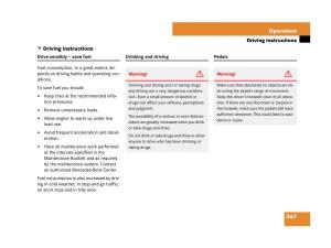 Mercedes-Benz-SL-R230-owners-manual page 268 min