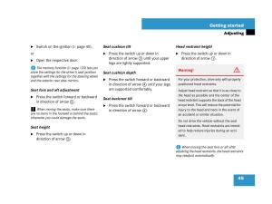 Mercedes-Benz-SL-R230-owners-manual page 45 min