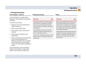 Mercedes-Benz-SLR-McLaren-R199-owners-manual page 236 min
