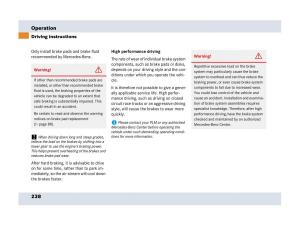 Mercedes-Benz-SLR-McLaren-R199-owners-manual page 239 min