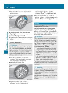 Mercedes-Benz-SLS-AMG-Coupe-Roadster-C197-owners-manual page 238 min