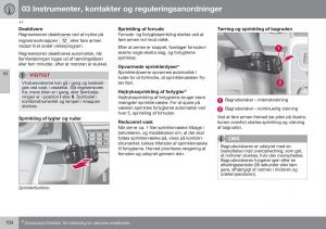 Volvo-XC70-Cross-Country-II-2-Bilens-instruktionsbog page 106 min