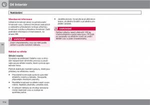 Volvo-XC90-I-1-navod-k-obsludze page 116 min