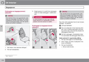 Volvo-XC90-I-1-bruksanvisningen page 112 min