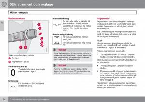 Volvo-XC90-I-1-instruktionsbok page 66 min