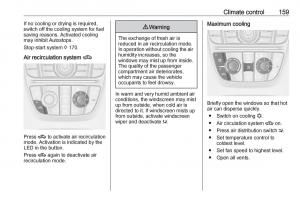 Opel-Astra-K-V-5-owners-manual page 161 min