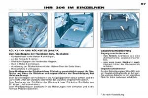 Peugeot-306-Break-PH3-Handbuch page 66 min