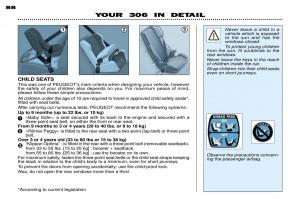 Peugeot-306-Break-PH3-owners-manual page 68 min