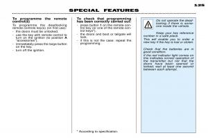 Peugeot-306-Break-PH3-owners-manual page 72 min