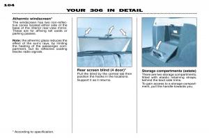 Peugeot-306-Break-PH3-owners-manual page 83 min