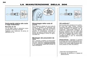 Peugeot-306-Break-PH3-manuale-del-proprietario page 99 min