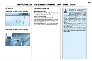 Peugeot-306-Break-PH3-instruktionsbok page 71 min