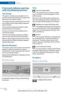 BMW-X3-F25-owners-manual page 114 min