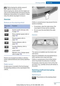 BMW-X3-F25-owners-manual page 135 min