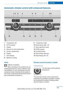 BMW-X3-F25-owners-manual page 159 min