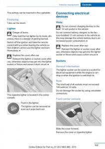 BMW-X3-F25-owners-manual page 167 min