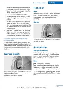 BMW-X3-F25-owners-manual page 231 min