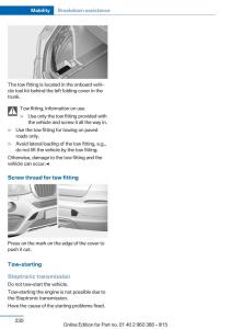 BMW-X3-F25-owners-manual page 234 min