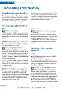 BMW-X3-F25-owners-manual page 66 min