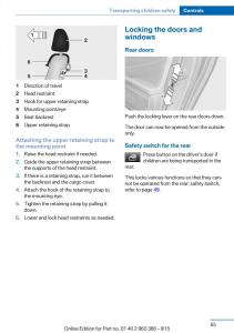 BMW-X3-F25-owners-manual page 69 min