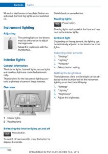 BMW-X4-F26-owners-manual page 102 min