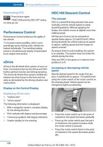 BMW-X4-F26-owners-manual page 128 min