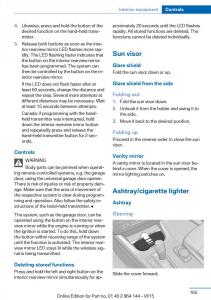 BMW-X4-F26-owners-manual page 165 min