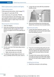 BMW-X4-F26-owners-manual page 222 min