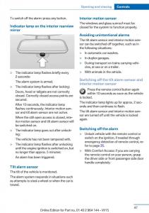 BMW-X4-F26-owners-manual page 47 min