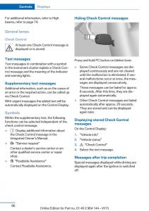 BMW-X4-F26-owners-manual page 86 min