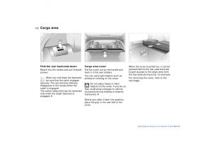 BMW-X5-E53-owners-manual page 122 min