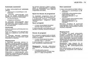 Peugeot-206-Kezelesi-utmutato page 79 min