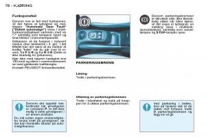 Peugeot-206-bruksanvisningen page 80 min
