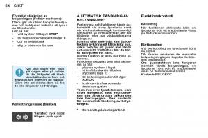 Peugeot-206-instruktionsbok page 67 min