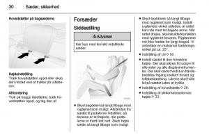 Opel-Combo-D-Bilens-instruktionsbog page 32 min