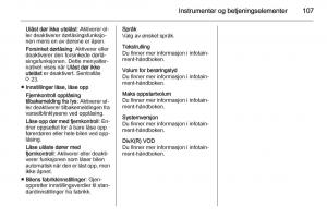 Opel-Corsa-D-bruksanvisningen page 109 min