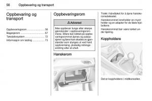 Opel-Corsa-D-bruksanvisningen page 58 min