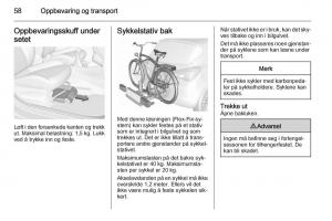 Opel-Corsa-D-bruksanvisningen page 60 min