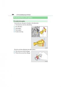 Lexus-CT200h-instruktionsbok page 194 min