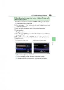 Lexus-CT200h-instruktionsbok page 223 min