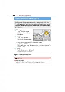 Lexus-CT200h-instruktionsbok page 264 min