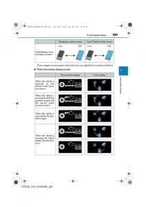 Lexus-CT200h-owners-manual page 109 min