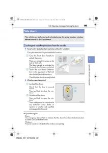 Lexus-CT200h-owners-manual page 119 min