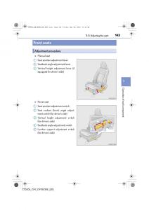 Lexus-CT200h-owners-manual page 143 min