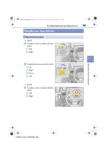 Lexus-CT200h-owners-manual page 157 min