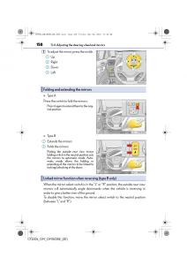 Lexus-CT200h-owners-manual page 158 min