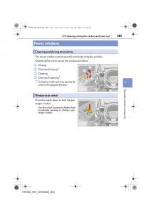 Lexus-CT200h-owners-manual page 161 min